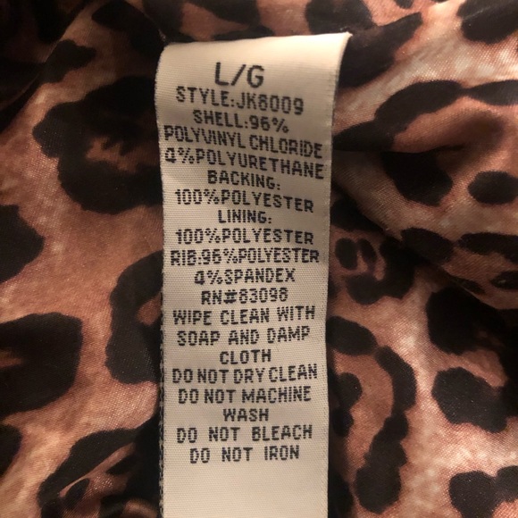 50% OFF BUNDLED🫶🏻CI SONO L Black Leather Style Jkt - Picture 3 of 8